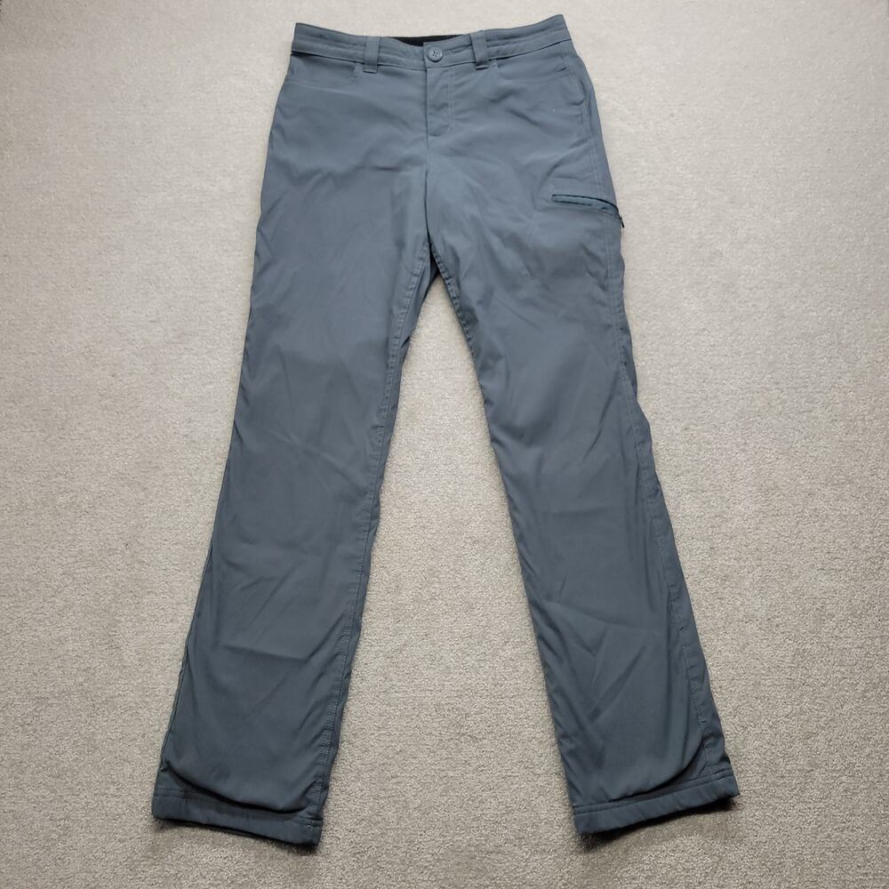 Eddie Bauer Women's Size 4 Blue Gray Fleece Lined Hiking Pants Outdoor Winter